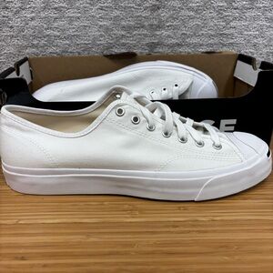 Converse Jack Purcell Canvas Low 164057C Mens Sz 11.5 White Lifestyle Shoes